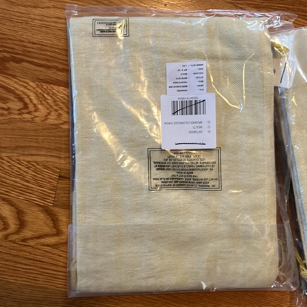 Anthropologie Brushed Colorblock Throw NWT - Picture 7 of 12